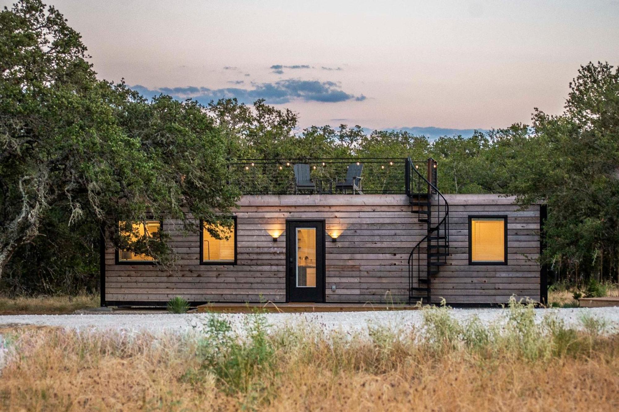 New! The Texas Longhorn-Luxury Container Home Fredericksburg Zewnętrze zdjęcie
